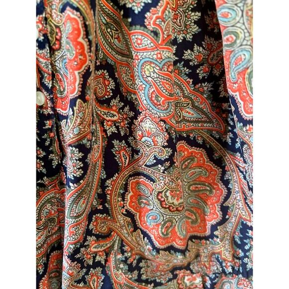 Vanilla Star Paisley Print Romper – Size Small – Boho Sleeveless One-Piece - Picture 3 of 7